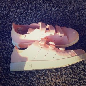 Adidas Original Pink Stan Smith Suede Sneakers (7)